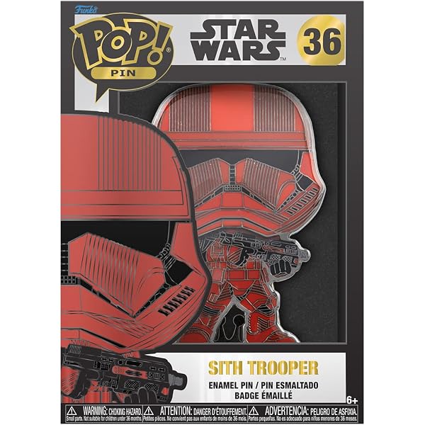 Loungefly POP! Large Enamel Pin STAR WARS: Porg Chase Group Pin en Émail - Broche Fantaisie Mignonne à Collectionner - pour les Sacs à Dos et Sacs - Idée de Cadeau