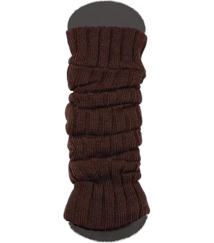 VUCDXOP Lange beenwarmers voor dames en meisjes, winter, gehaakt, gebreide manchetten, beenwarmers, kniekousen, overknees, in eenheidsmaat, donkergrijs #1, Eén maat