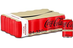 ‎COCA-COLA Coca-Cola Zero Sugar Zero Coffein – zuckerfrei, kalorienfrei, koffeinfrei, Cola Soda – Packung mit 24 Dosen, 330 ml