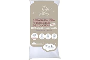 P'tit Lit Bettlaken Magique 2-in-1, 70 x 140 cm, Weiß