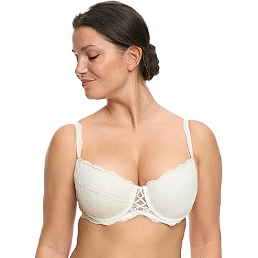 Dirndl BH Push Up Weiß - Balconette Spitzen Bh Für Trachtenmode