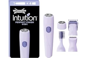 ‎WILKINSON SWORD Wilkinson Sword – Intuition Perfect Finish 4-in-1 Elektrischer Trimmer für Körper, Bikinizone, Gesicht und Augenbrauen