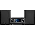 KENWOOD, M-9000S Micro HiFi Stereo System with Internet Radio Receiver, DAB+ or FM, CD Player and USB Socket, Spotify and Bluetooth Connection, with Alarm Clock Function, Black