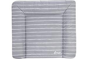 SOUNOR Julius Zöllner Wickelauflage Softy 65x75 cm Folie Grey Stripes