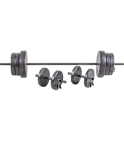 ZIVA 40lb RPU Studio Barbell Adjustable Body Pump Weight Set - 6