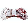 Big Screen Stacks PROP MONEY | UK COMPANY | UK POUNDS GBP BANK 100 50 NOTES Extra Bank Strap - Movies Play Fake Casino Photo Booth
