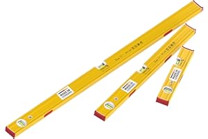 STABILA Wasserwaage im Set - PRIME SET 80 ASM - 3-teiliges Wasserwaagen Set magnetisch: 100 cm / 60 cm / 30 cm, integrierte Rutsch-Stopper mit Horizontal & Vertikal Libelle, Made in Germany