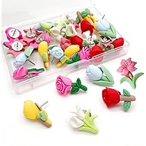 50x Niedliche Reißzwecken Set - Flamingo, Kaktus & Ananas Motive Für Pinnwand