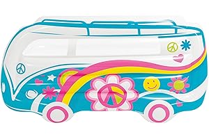 Intex, Colchoneta Hinchable Gigante, 178x23x91 cm, Diseño Furgoneta Hippie, Incluye Parche reparación, Estilo Retro, Colchonetas de Piscina, Hinchables Playa, Juguete Agua, Flotador (58728)