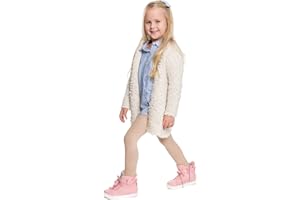 hi!mom Leggings Isolés pour Enfants pour l'hiver Pantalon Polaire Thermique pour Leggings pour Filles Leggings d'hiver à Doublure épaisse Leggings Chauds en Coton I Taille 2-13 Ans