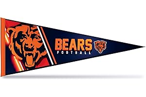 Rico Industries NFL Football Chicago Bears Primary Filz-Wanddekoration, 30,5 x 76,2 cm, ideal für Zuhause/Schlafzimmer/Männerhöhle