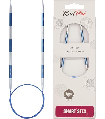 KnitPro Aiguille Circulaire Mindful 3,50 Mm, Bleu-Vert, 3,5 Mm, 80 Cm