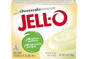 Jell-O Cheesecake Flavored Instant Pudding & Pie Filling, 3.4 oz Boxes (3 Pack) by N/A