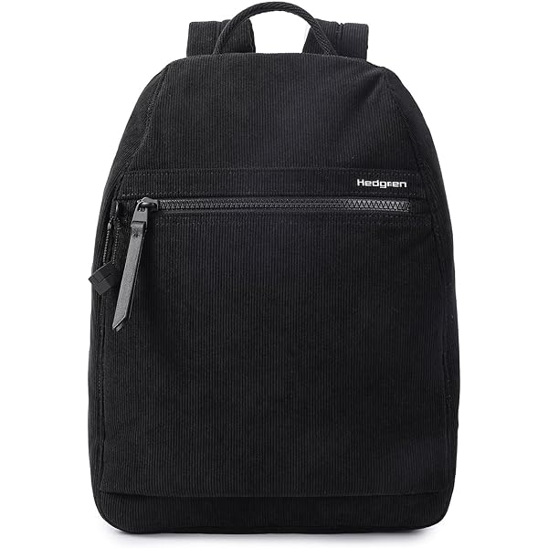 Sac à Dos Hedgren Inner City Vogue Petit Format - RFID, Déperlant - Couleur Corail/Gris Signature - Neuf
