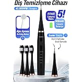 Auhma Amf14 Ultrasonik Diş Temizleme Cihazı Siyah | 42.000 Titreşim/Dk | 5 Mod | Ipx8 Su Ge&ccedil;irmez |