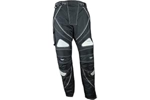 Bangla 1546 Winter Motorradhose Herren Cordura mit Fleeceinnenfutter schwarz-grau S - 6 XL