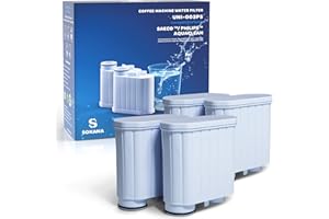 SOKANA 4 Compatibli di Ricambio Filtri Acqua per Saeco Aqua Clean Philips EP2220/10 CA6903 Latte Go PicoBaristo Saeco Picobaristo Deluxe | TÜV SÜD Certificato