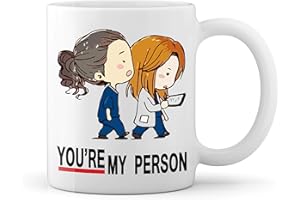 GR8SHOP Greys Anatomy You are My Person biały kubek do kawy