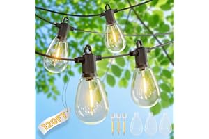 ZOTOYI IP65 Guirlande Lumineuse Exterieure Guinguette 36.5M - Incassable Étanche, Guirlande Guinguette LED Connectable,Plug & Play, pour Terrasse Mariage Fête Intérieur Jardin Balcon Maison