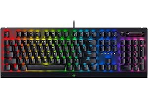 Razer BlackWidow V4 X (Green Switch) - Mechanische Gaming-Tastatur Snap Tap (Mechanische Green Switches, 6 Makro-Tasten, Doubleshot-ABS-Tastenkappen, RGB Chroma) QWERTZ DE-Layout | Schwarz