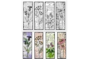 GLOBLELAND Timbri trasparenti in silicone con motivo floreale vintage, per fai da te, scrapbooking e creazione di biglietti e decorazioni artigianali con carta