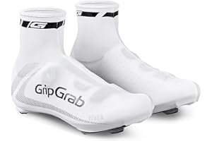 GripGrab RaceAero Copriscarpe Aerodinamici Estivi per Bici da Corsa Leggeri da Ciclismo in Lycra Antipioggia Calzari