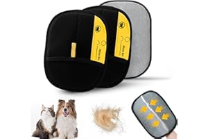 SYSYSYYASNL 3 Stück Fellmagnet, Fell Magnet Handschuh, Tierhaarentferner Handschuh, Katzen/Hunde Handschuhe,Wiederverwendbare Fellpflegehandschuhe für Haustiere