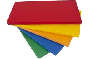 IGLU SOFT PLAY IGLU Brand Soft Play Crash Landing Safety Mats - Size 100cm x 50cm x 5cm - 5pcs - Mixed colours