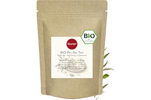‎QUERTEE Weißer Tee Pai Mu Tan Tee Bio | 100 g Premium Loser Tee | Rein Organisch und Natürlich in Bio Qualität | Ohne künstliches Aroma, ohne Zusätze von Quertee