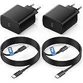 45W Fast Charging Charger, 2Pack USB C Fast Charger with 2M Cable for Samsung Galaxy S26/S25/S24/S23/S23+/S23 Ultra/S22/S21/S