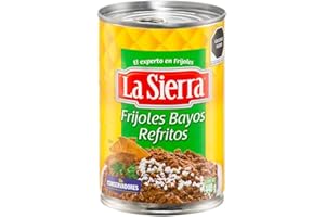 LA REINA DE LAS TORTILLAS La Sierra Frijoles Bayos Refritos, Sin Conservantes - 440 G