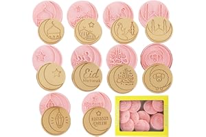 PTaizjjz Lot de 10 emporte-pièces pour l'Aïd Mubarak, pour décoration de fête musulmane