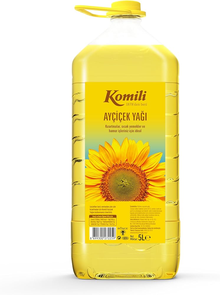 KOMİLİ AYÇİÇEK YAĞI 5 LT PET