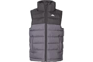Trespass Kids Padded Gilet Oskar - Lightweight Puffer Gilet, Quilted Padded Bodywarmer with Pockets, Boys Girls Water Repellent Gilet for Outdoors, Casual Walking Travel