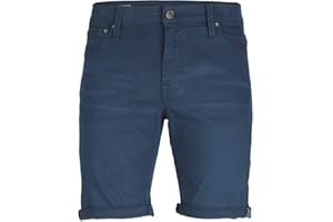 JACK & JONES Jpstrick Jjicon Ama Sn-Pantalones Cortos Mezclilla para Hombre