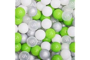 LittleTom Lot de 200 balles colorées pour piscine à balles - 5,5 cm - Balles de jeu pour bébé - Piscine à balles - Tente - Jouet pour bébé - Piscine à balles - Balles en plastique