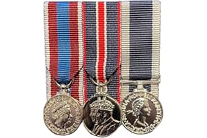 7 MEDAL MOUNTING Court Mounted Miniature Medal Set, Platinum Jubilee & King Coronation & Navy LSGC