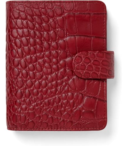 Agenda FILOFAX Classic Croc - Format A5 - Cuir Marron - Fabriqué En Inde - Neuf Sans étiquette