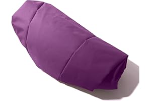 Avalon - Pouf Poltrona Sacco Grande L Jive Senza Imbottitura, Puffo per Sedersi Comodo, Pouf a Sacco in Tessuto Antistrappo e Impermeabile, Poltrona a Sacco, Made in Italy(80x125cm-Viola)