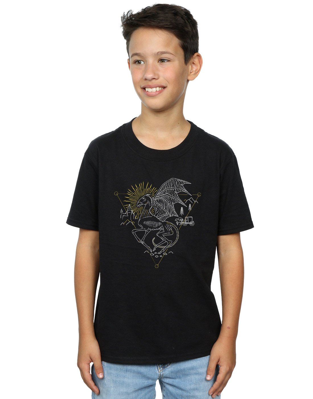 Harry-Potter-Jungen-Thestral-Line-Art-T-Shirt
