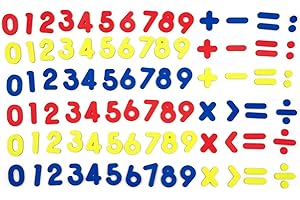 SpriteGru 102 Stück magnetische Zahlen für grundlegende Mathematikbildung