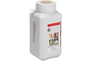 Gamma2 Vittles Vault Jr. Compact Airtight Pet Food Storage Container, 6 Pound, White, Rectangular