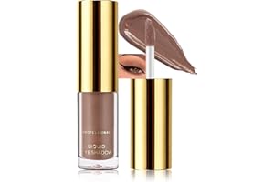 Jutqut Matte Velvet Liquid Eyeshadow, Wasserfest Long Lasting Flüssiger Lidschatten, Cream Neutral Nude Braun Eyeshadow Mischbar Geschmeidiges Augen Make up, Knitterresistent Langlebig（05 Nude Brown ）