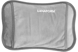 LANAFORM Hand Warmer (Grey) - Bouillotte Électrique - Rechargeable - Douce Confortable - Chauffante - 4 Heures D'autonomie - Grise