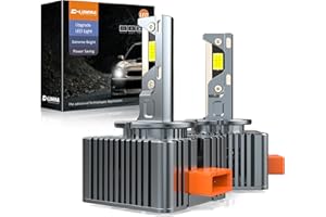 D-Lumina D3S LED Anti-Error Headlight Bulb, 20000LM 120W 6500K Extremely Bright White LED Headlight Conversion Kit, CANBUS Headlight Replace OEM Xenon HID Bulb Plug and Play, 2 Pieces