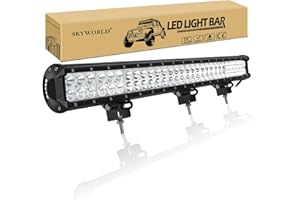 SKYWORLD 28 "Barra de luz LED 180W, Spot Flood Combo Beam para camión Todoterreno Coche ATV SUV 4X4 Truck Lámpara de conducción
