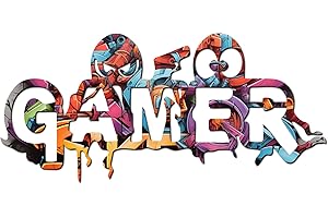 ‎CODIARTS. codiarts. XXL GAMER Wanddekor 3D-Panel | Lasergeschnitten | Designs WOT FN COD GRAFITTI METAL HOLZ (SMALL, GRAF)