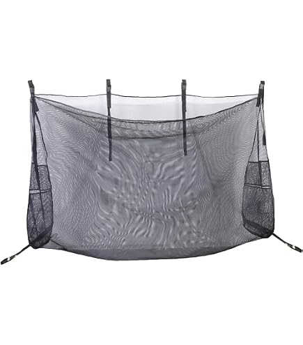 Filet De Rangement Pour Flotteurs Piscine – 145x84 Cm, Polyester, Avec Cordes Ajustables, Rangement Bord De Piscine - 4