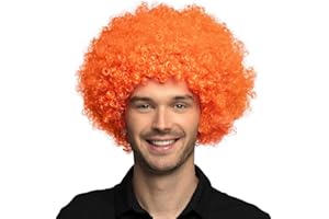 Boland - Parrucca riccia per adulti, acconciatura corta in capelli sintetici, parrucca per carnevale, halloween e JGA, accessori per costumi in maschera