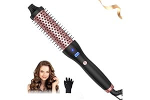 UMIGA Thermal Brush 38 mm, Brosse Chauffante 3 en 1 Lonic, 120-200 °C, Brosses Soufflantes avec Peigne Chauffant, Brosse à Cheveux Lissage, Brosse Thermique, Volume & Loose Boucles, Hot Brush Hot Brush Hot